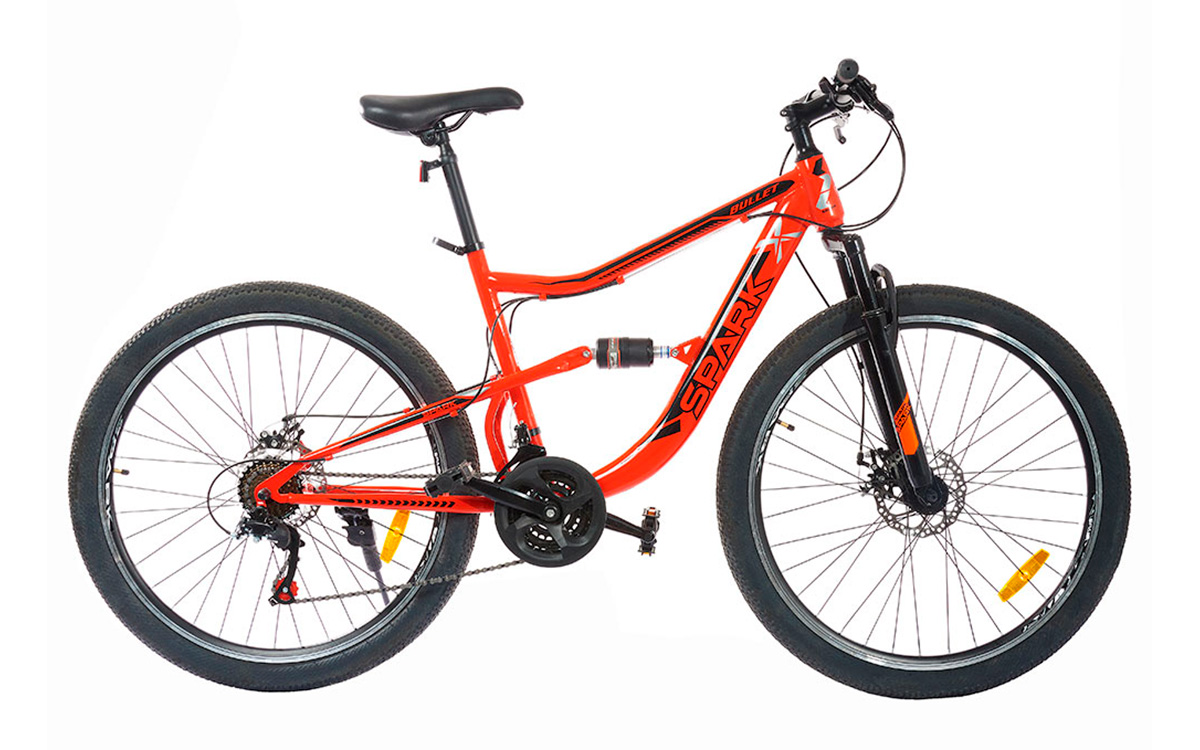 Фотография Велосипед SPARK BULLET 27,5" размер М 2021 красный